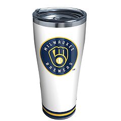 Milwaukee Brewers 16oz. Colorblock Stainless Steel Curved Tumbler