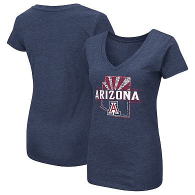 Women's Colosseum Navy Arizona Wildcats Hispanic Heritage T-Shirt