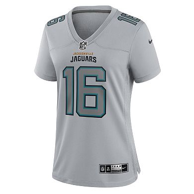 Women's Nike Trevor Lawrence Gray Jacksonville Jaguars Atmosphere Fashion Game Jersey