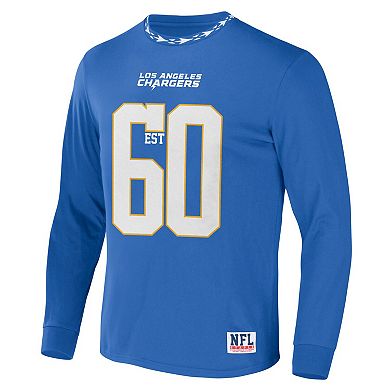 Men's NFL x Staple Blue Los Angeles Chargers Core Team Long Sleeve T-Shirt