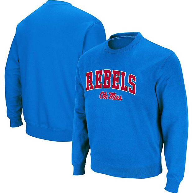 Light blue best sale ole miss sweatshirt