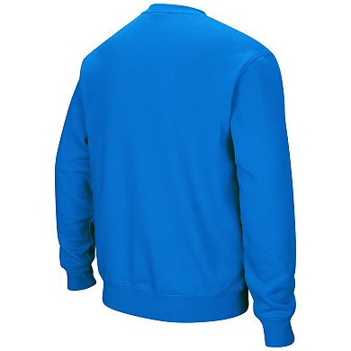 Men's Colosseum Powder Blue Ole Miss Rebels Arch & Logo Pullover Sweatshirt