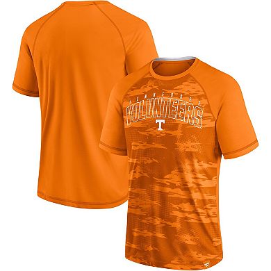 Men's Fanatics Branded Tennessee Orange Tennessee Volunteers Arch Outline Raglan T-Shirt