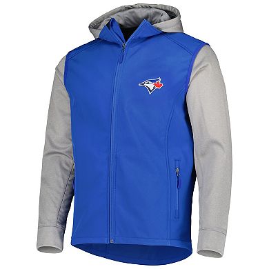 Men's Dunbrooke Royal/Heather Gray Toronto Blue Jays Alpha Full-Zip Jacket