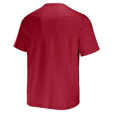 Men's NFL x Darius Rucker Collection by Fanatics Red Atlanta Falcons Stripe T-Shirt