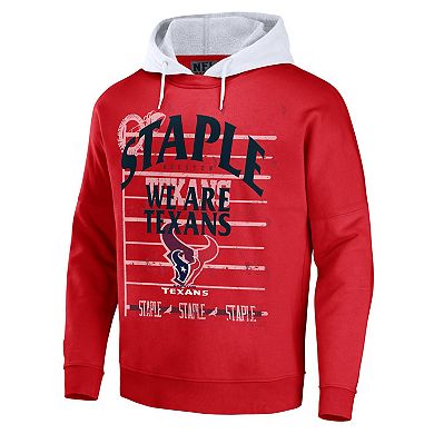 Men's NFL x Staple Navy Houston Texans Throwback Vintage Wash Pullover ...