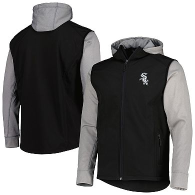 Men's Dunbrooke Black/Heather Gray Chicago White Sox Alpha Full-Zip Jacket
