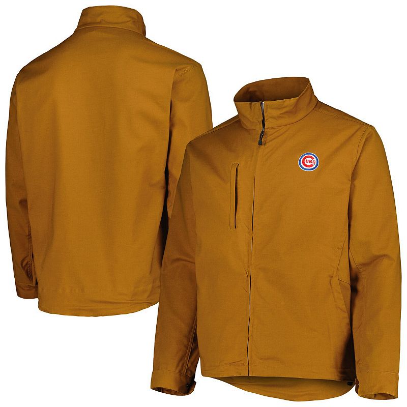 UPC 196751171035 product image for Men's Dunbrooke Tan Chicago Cubs Journey Tri-Blend Full-Zip Jacket, Size: 2XL, T | upcitemdb.com