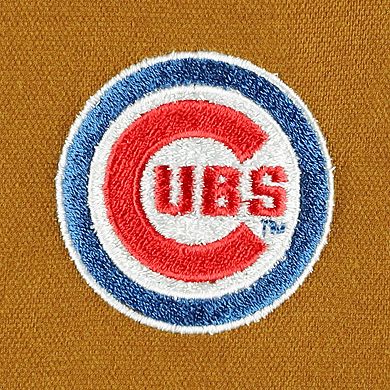 Men's Dunbrooke Tan Chicago Cubs Journey Tri-Blend Full-Zip Jacket