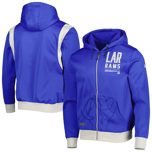 Men's New Era Royal Los Angeles Rams Big & Tall NFL Pullover Hoodie