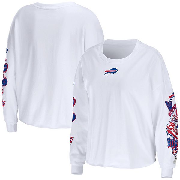 Lids Buffalo Bills '47 Women's Statement Long Sleeve T-Shirt - White