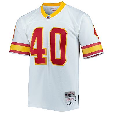 Men's Mitchell & Ness Mike Alstott White Tampa Bay Buccaneers Legacy Replica Jersey