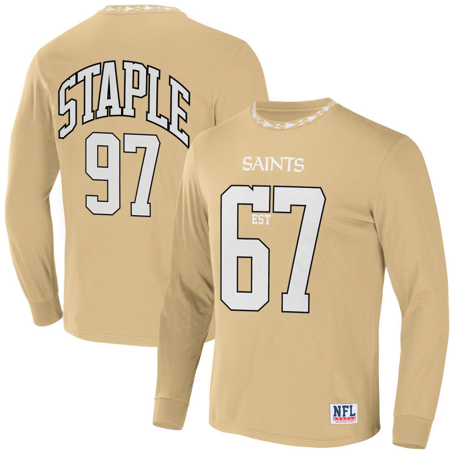 long sleeve saints jersey