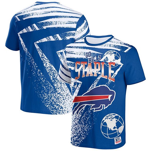 Men's NFL x Staple Royal Buffalo Bills All Over Print T-Shirt