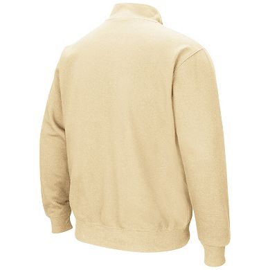Men's Colosseum Gold UCF Knights Tortugas Quarter-Zip Sweatshirt