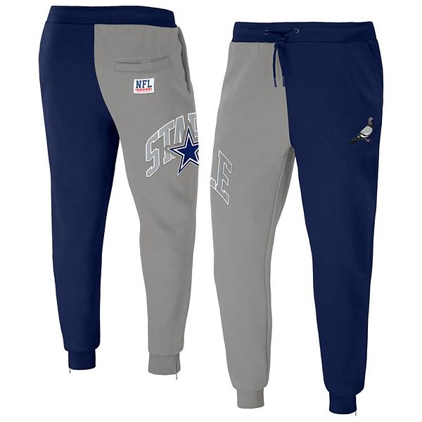 Men's NFL x Staple Navy Dallas Cowboys Split Logo Fleece Pants