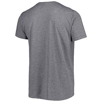 Men's Homage Gray New Orleans Saints Victory Monday Tri-Blend T-Shirt
