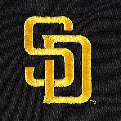Men's Dunbrooke Black/Heather Gray San Diego Padres Alpha Full-Zip Jacket
