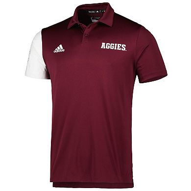 Men's adidas Maroon Texas A&M Aggies AEROREADY Polo