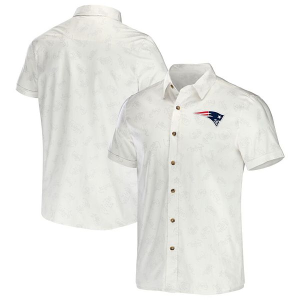 Kansas City Chiefs NFL x Darius Rucker Collection by Fanatics Woven Short  Sleeve Button Up Shirt - White