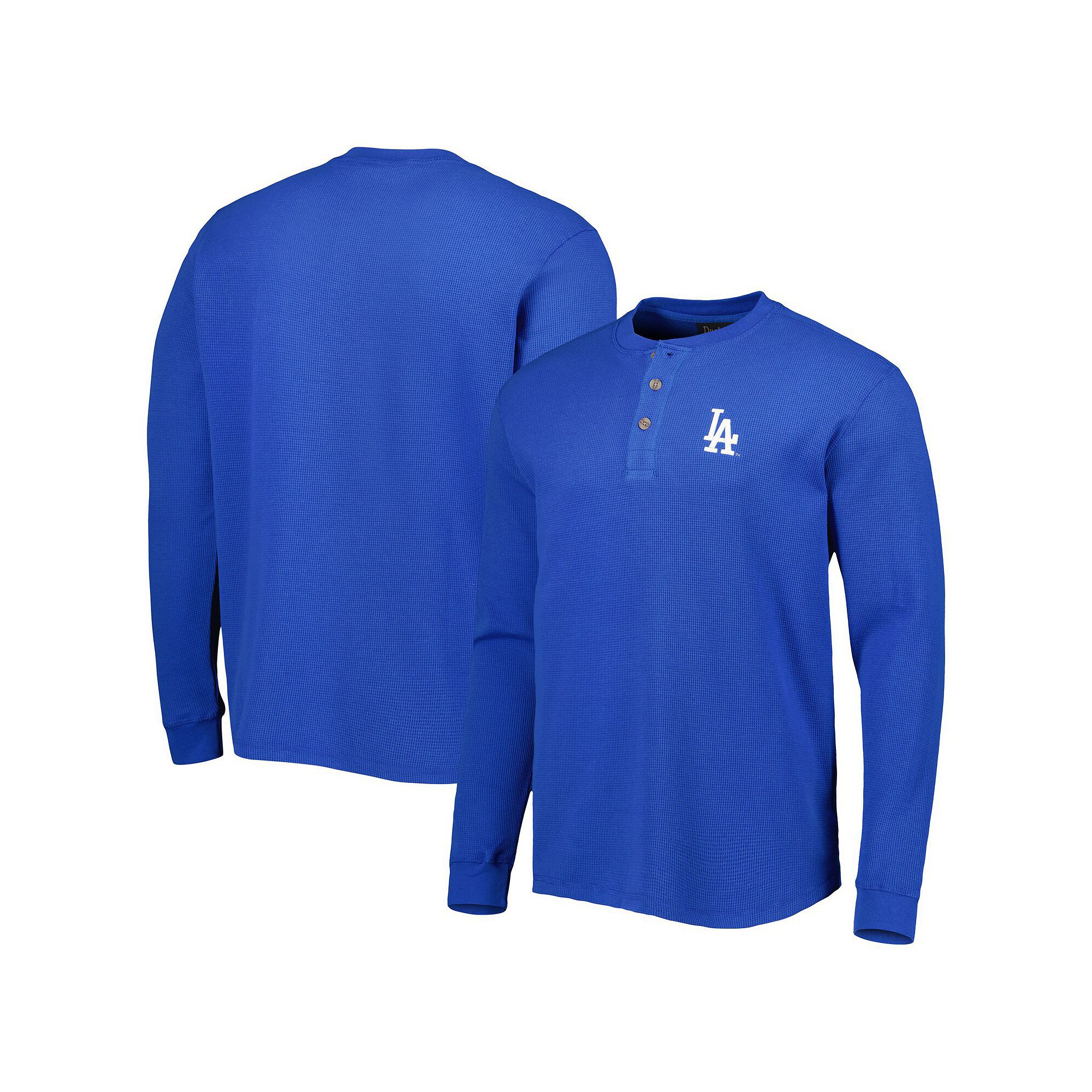 Mens Dunbrooke Los Angeles Dodgers Royal Maverick Long Sleeve T-Shirt, Siz