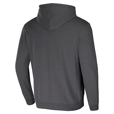 Men's NFL x Darius Rucker Collection by Fanatics Charcoal Las Vegas Raiders Washed Pullover Hoodie