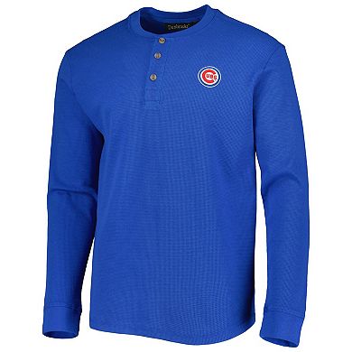 Men's Dunbrooke Chicago Cubs Royal Maverick Long Sleeve T-Shirt