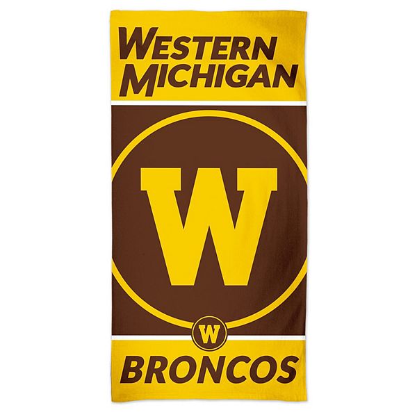 WinCraft Western Michigan Broncos 30'' x 60'' Primary Logo Spectra Beach  Towel