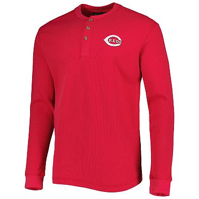 Men's Dunbrooke Cincinnati Reds Red Maverick Long Sleeve T-Shirt