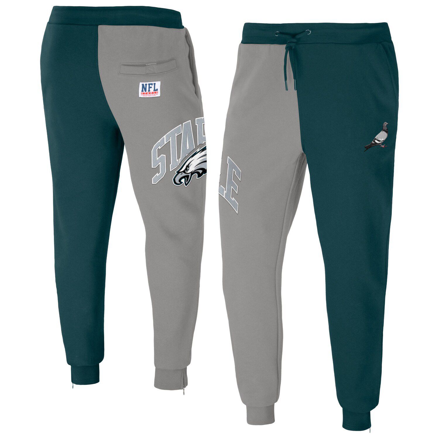 Men's Starter Midnight Green Philadelphia Eagles Blitz Fleece Jogger Pants