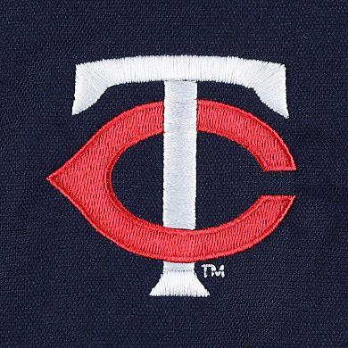Men's Dunbrooke Navy Minnesota Twins Journey Tri-Blend Full-Zip Jacket