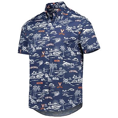 Men's Reyn Spooner Navy Virginia Cavaliers Classic Button-Down Shirt
