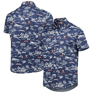 Men's Reyn Spooner Navy Virginia Cavaliers Classic Button-Down Shirt