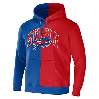 Men's NFL x Staple Royal Buffalo Bills Split Logo Pullover Hoodie