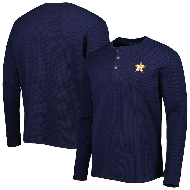 Mens Dunbrooke Houston Astros Navy Maverick Long Sleeve T-Shirt, Size: Sma