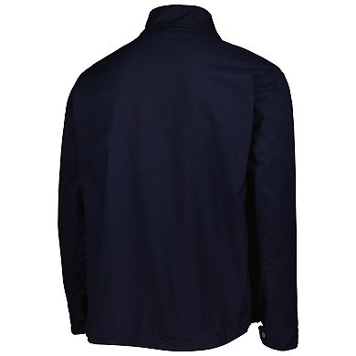 Men's Dunbrooke Navy Milwaukee Brewers Journey Tri-Blend Full-Zip Jacket