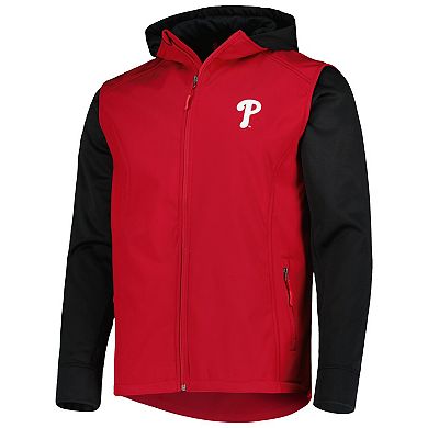Men's Dunbrooke Red/Black Philadelphia Phillies Alpha Full-Zip Jacket