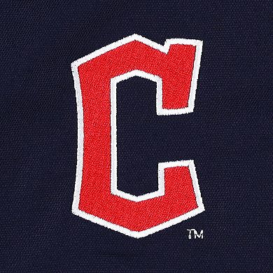 Men's Dunbrooke Navy Cleveland Guardians Journey Tri-Blend Full-Zip Jacket