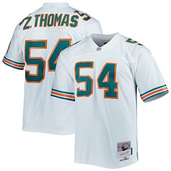 Men's Mitchell & Ness Zach Thomas White Miami Dolphins Legacy Replica Jersey