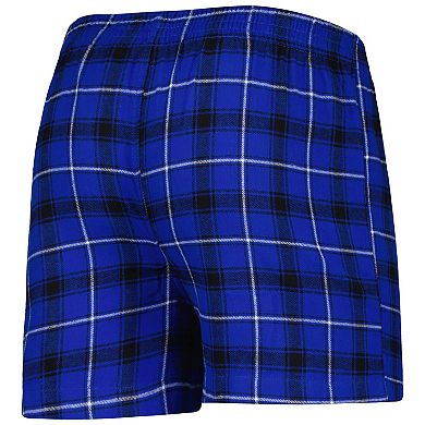 Men's Concepts Sport Royal/Black Los Angeles Dodgers Ledger Flannel Boxers