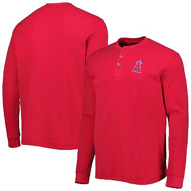 Men's Dunbrooke Los Angeles Angels Red Maverick Long Sleeve T-Shirt