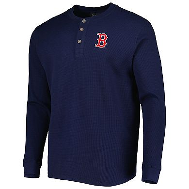 Men's Dunbrooke Boston Red Sox Navy Maverick Long Sleeve T-Shirt