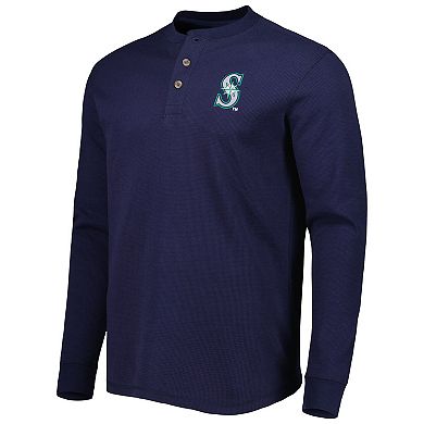 Men's Dunbrooke Seattle Mariners Navy Maverick Long Sleeve T-Shirt