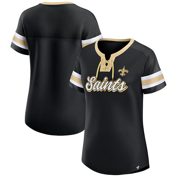 Men's Fanatics Branded Black New Orleans Saints Big & Tall Front