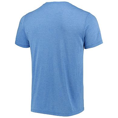 Men's Homage Jonathan Taylor Heathered Heather Royal Indianapolis Colts NFL Blitz Player Tri-Blend T-Shirt