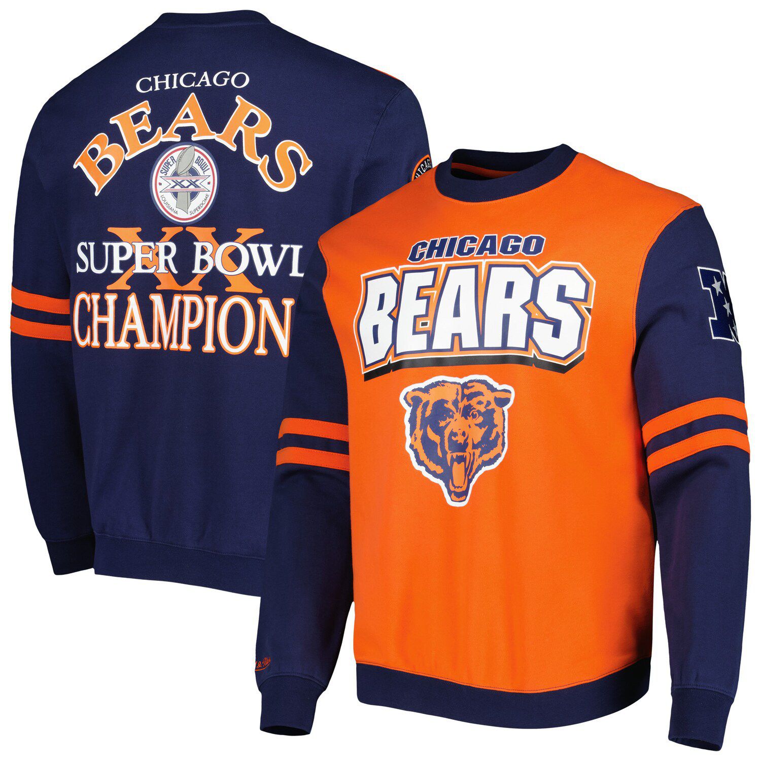 men's chicago bears crewneck sweatshirt