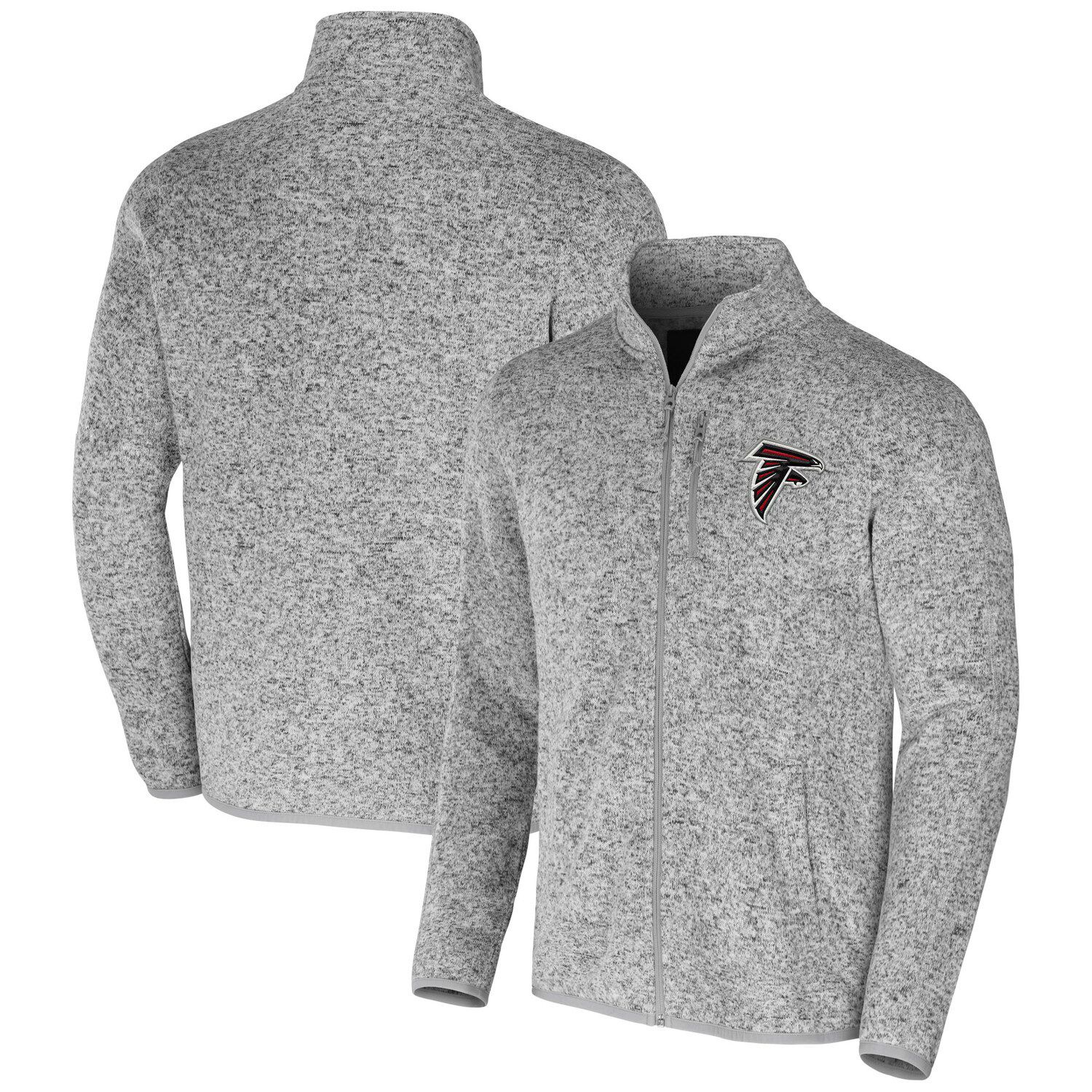 Men's NFL x Darius Rucker Collection by Fanatics Heather Gray Denver Broncos Domestic Full-Zip Hoodie Size: Extra Large