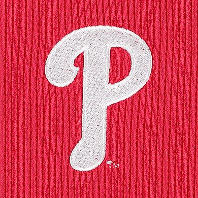 Men's Dunbrooke Philadelphia Phillies Red Maverick Long Sleeve T-Shirt