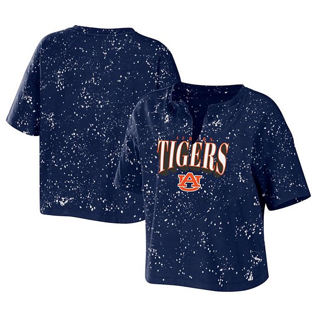 Women's WEAR by Erin Andrews Navy Auburn Tigers Bleach Wash