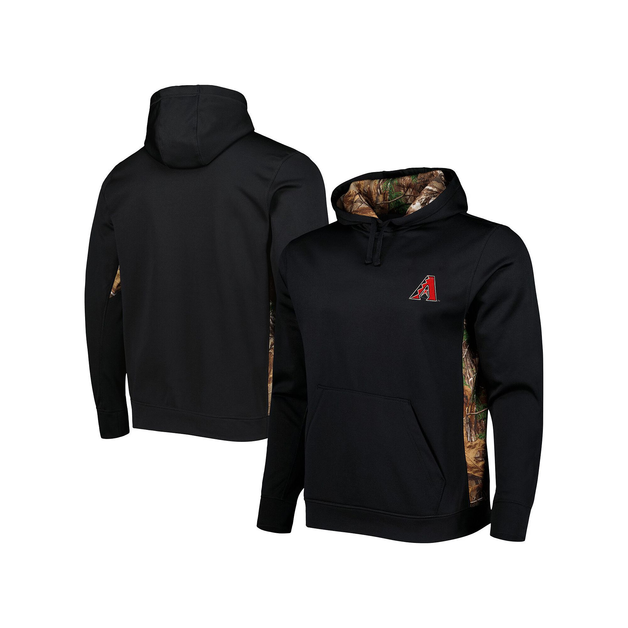 Mens Dunbrooke Black/Camo Arizona Diamondbacks Ranger Pullover Hoodie, Siz